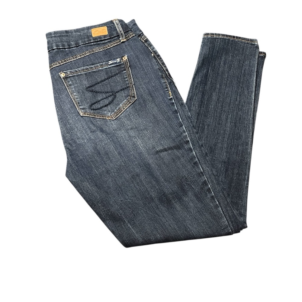Seven7•Blue Denim High Rise Jeans